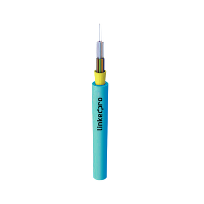 Cable de Fibra Óptica Multimodo OM3 50/125, 6 Hilos, para Interior, Tight Buffer 900µm, OFNR Riser, Dieléctrica, Precio Por Metro, (Hasta 2000 Metros en un Solo Tramo de Cable) | LP-IC-OM3-R-06