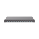 Distribuidor de Fibra Óptica, Con 12 Conectores LC Duplex (24 Fibras), Para Fibra Multimodo OM3/OM4, 1 UR | FD1W12AQDLCZ