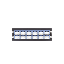 Placa Acopladora para Distribuidor de Fibra Óptica LP-ODF-8024, Incluye 12 Acopladores LC Duplex para Fibra Monomodo | LP-FO-LC-D12-SM