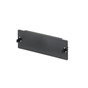 Placa Ciega FAP, Para Reservar Espacio de Uso Futuro en Paneles de Fibra Óptica, Color Negro | FAPB