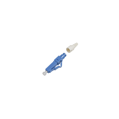 Conector de Fibra Óptica Pre-Pulido LightBow LC/UPC Simplex, Monomodo OS1/OS2, Re-Terminable, Color Azul | FC1-LB-LCU-9BL
