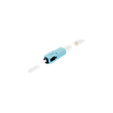 Conector de Fibra Óptica Pre-Pulido LightBow SC Simplex, Multimodo 50/125 (OM3/OM4), Re-Terminable, Color Aqua | FC1-LB-SC5-9AQ