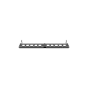 Organizador de Holgura para Cable de Fibra Óptica, Uso con Paneles HD Flex de 1 UR, Color Negro | FLEX-PLATE1U