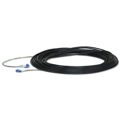 Fibercable de 30 Metros (100 Pies) Monomodo (SM) con Conectores LC, Ideal para Equipos Edgerouter, Edgeswitch y Edgepoint. | FC-SM-100