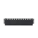 Organizador de Cables Horizontal de 2U para Rack de 19", Fabricado en Polímero Resistente a Deformaciones y Rayones | LP-ORG-02