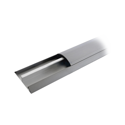 Ducto de media caña de aluminio, tramo de 2.5m de largo (8801-80300) | DMCTALUM