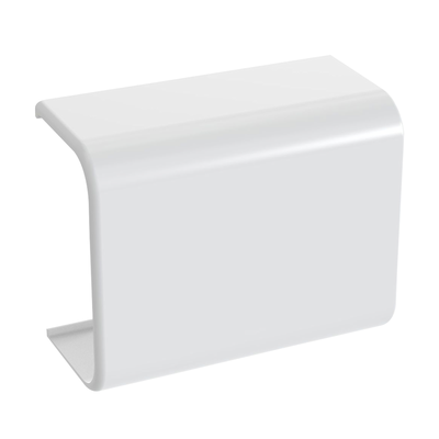 Unión recta, para uso con canaleta LD10, material ABS, Color Blanco | CF10WH-X