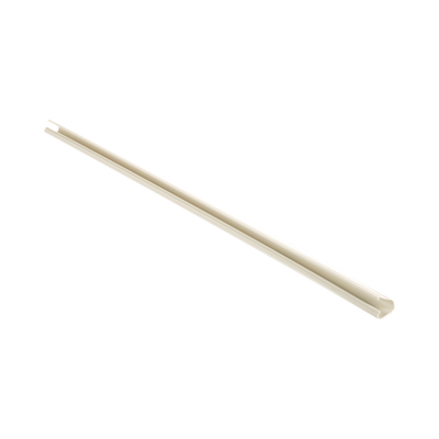 Canaleta LD3 de PVC rígido, con cinta adhesiva para instalación sin herramientas, 19.6 x 11.2 x 1828.8 mm, Color Blanco Mate | LD3IW6-A
