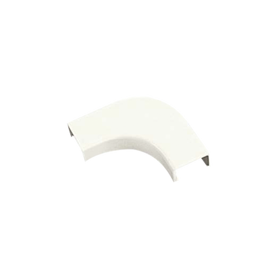 Curva de radio controlado, para uso con canaleta LD3, material ABS, Color Blanco Mate | RAFC3IW-X
