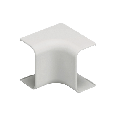 Esquinero interior, para uso con canaleta LD10, material ABS, Color Blanco Mate | ICF10IW-X