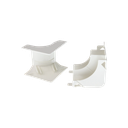 Esquinero interior, para uso con canaleta T45, Material PVC Rígido, Color Blanco Mate | T45ICIW