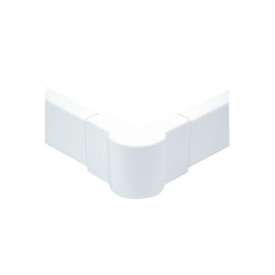 Esquinero exterior blanco para canaleta PT48 (6110-01002) | PT-48-EE