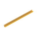 Canaleta Ranurada de PVC sin Tapa, Fiber-Duct™, 4 in de Ancho, 4 in de Alto y 1828.8 mm de Largo, Color Amarillo | E4X4YL6
