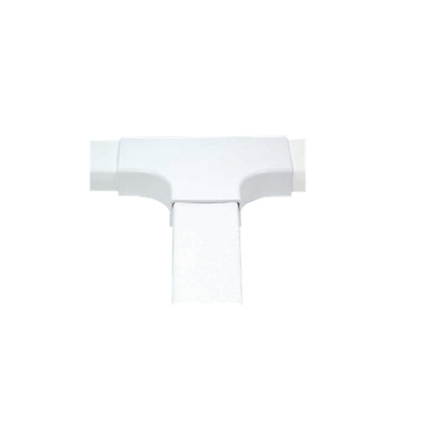 Sección en "T" color blanco de PVC auto extinguible,  para canaleta PT48 (6140-01002) | PT-48-T