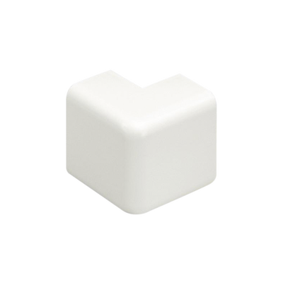 Esquinero exterior, para uso con canaleta LD3, material ABS, Color Blanco Mate | OCF3IW-E