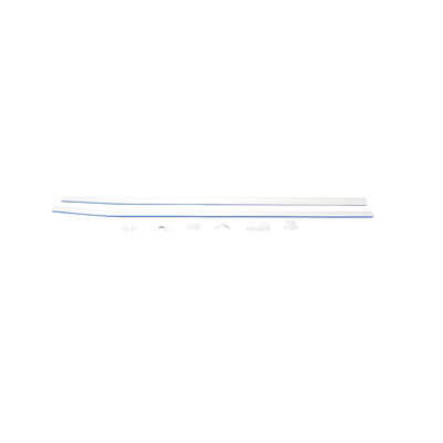 El Kit de Canaleta 90° Sin División Ideal Para Organizar y Ocultar cables en esquinas o en instalaciones con ángulos de 90°., Con Cinta Adhesiva Para una Instalación Más Rápida, (5601-01260) | TH-CAN-90SD