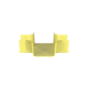 Accesorio de 4 Vías Horizontal, Con Ángulos a 90º, Para Canaletas FiberRunner™ 6X4, Color Amarillo | FRFWC6X4LYL