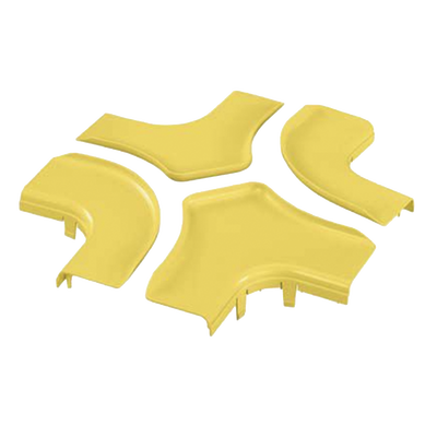 Tapa Para Accesorio de 4 Vías Horizontal FRFWC6X4LYL, Para Canaletas FiberRunner™ 6X4, Color Amarillo | FRFWCSC6LYL