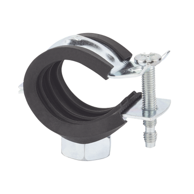 Abrazadera isofónica instalación rápida 1/2" (22 mm). | AB-IRP-022