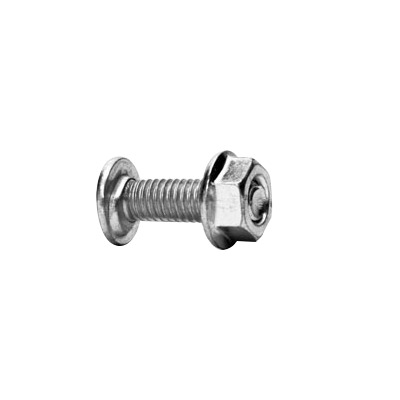 Tornillo + tuerca milimétrico, con acabado Electro Zinc | MG-66-403EZ