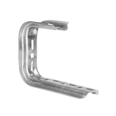 Ménsula omega tipo C inteligente, 115 x 195mm, con acabado Electro Zinc | MG-62-111EZ