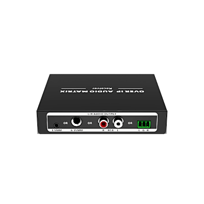 Extensor de Audio sobre IP | PCM 2.0 | 120 m | Matriz Flexible 1 a 1 / 1 a N / N a N | Interfaces Profesionales | Protección ESD | Solo Receptor | TTMOIPARX