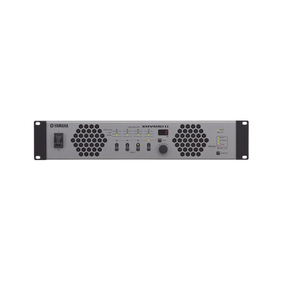 Amplificador de Audio Multicanal con Conexión Análoga | DANTE | 4 Canales, 140W | 8 OHMS | 70/100V | XMV4140D