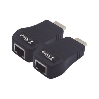 Kit Extensor 25m convertidor Señal HDMI a UTP (Cat5e/Cat 6)  / Calidad PREMIUM | TTHDMI2RJ