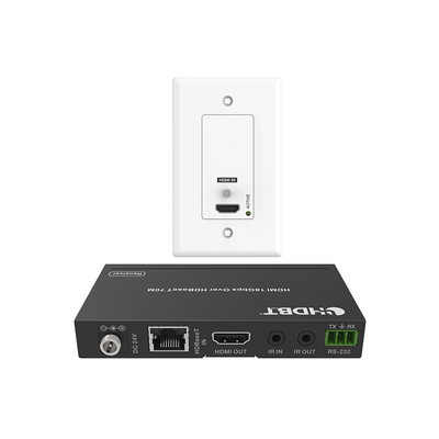 Kit Extensor HDBaseT | 4K2K@60Hz 40m | 1080p 70m | Función PoC | IR Bidireccional | RS-232 | | EPP-WPB70