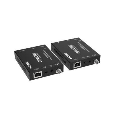 Extensor HDMI 4K@60Hz | PoC Bidireccional | HDR y Dolby Vision | Audio ARC y Óptico | Transmisión hasta 70m por CAT6 | EPC-EDB70CG