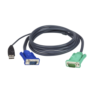 Cable KVM | USB con SPHD | 3 en 1 | De 1.8 m | 2L5202U