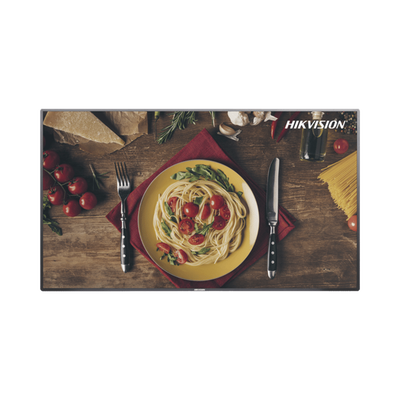 Pantalla LED 4K de 43" para Publicidad Digital / Programación de Horarios / Contenido Personalizado / Sistema Operativo Android / WiFi / Bocinas Integradas | DS-D6043UN-B(IN)