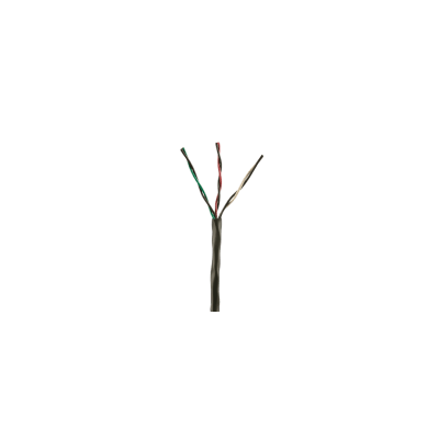 Bobina de Cable de Cobre de 3 Pares Clase 4 Para Sistemas FMPS, 16 AWG, Sin Blindaje, CMR (Riser), Uso Interior/Exterior, Color Negro, Carrete de 609 metros | PXUOR316BBL-UQ