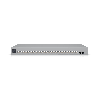 UniFi Switch Pro Max 24 – Switch Capa 3 con 24 Puertos (8 × 2.5 GbE y 16 × 1 GbE), 2 Puertos SFP+ 10G y Pantalla Informativa Integrada | USW-PRO-MAX-24