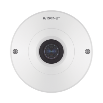 Camara IP Fish Eye Interior 12 Megapixel / WDR 120dB / PTZ Digital 8X / Video Analíticos / MicroSD / H.265 | QNF-9010