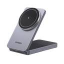 Cargador Inalámbrico 2 en 1 20W / Tecnología Qi2 15W Certificada / Carga Simultánea iPhone y AirPods / Ángulo Ajustable 70° / Diseño Plegable y Portátil / Compatibilidad Universal | 45056