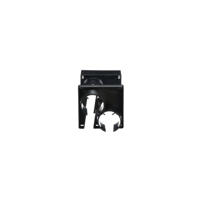 Tapa con 2 Salida a Tubo Corrugado de 1.5in (38mm), Para uso con Canaletas 4X4 FiberRunner™, Color Negro | FIDT4X4LBL