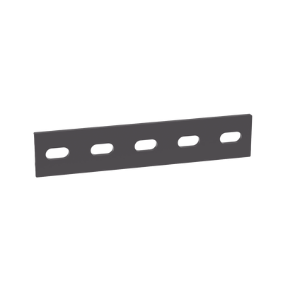 Kit de 12 Piezas de Barra de Empalme de 5 Orificios, Para Fabricación de Curvas con Charola Wire Basket en Campo, Color Negro | PWBSPL5BL