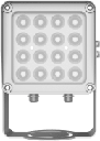 Lampara IR de Luz Continua / 16 Lámparas LED / Distancia Efectiva 16 a 25 metros / Cobertura 40° / Exterior IP66 | DSTL2000C/L3/E