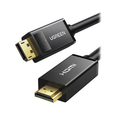 Cable DP Macho a HDMI Macho / Longitud 1.50 Metros (4.92 Pies) / Soporta 4K@30Hz / Soporta 3D / Cobre EstaÑado 28AWG / Blindaje Interno MÚltiple / TransmisiÓn Unidireccional / BotÓn de LiberaciÓn / Chip de Última GeneraciÓn | 10239
