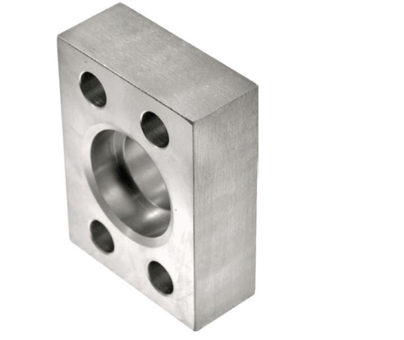 SSMEC BRIDA SOLDABLE DE 1/2" COD. 61 PARA 3000PSI CON O'RING Y TORNILLOS UNC, EN ACEROINOXIDABLE (AFX080SU)Mod: W4-8-8-SS cara ranurada.