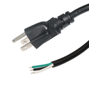 Cable de Alimentación Eléctrica para 120-240 Vca / 1.8 Metros (5.91 Pies) / 3 Fases / Cables Libres | ACCORDP1.8M