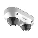 PanoVu Series / Lente Dual de 4 Megapixel / 2 Lentes Fijos de 2.8 mm / Recomendado para Pasillos o Esquinas / IP67 / IK10 / PoE / WDR 120 dB / 10 mts IR / Entrada y Salida de Audio y Alarma / MicroSD | DS-2CD6D42G0-IS