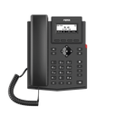 Teléfono IP empresarial para 2 lineas SIP con pantalla LCD,  Puertos Gigabit, Códec Opus, conferencia de 6 vías, PoE. | X301G