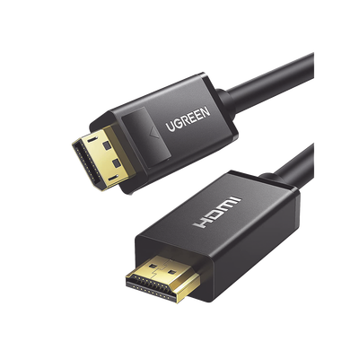 Cable DP Macho a HDMI Macho / Longitud 3 Metros (9.84 Pies) / Soporta 4K@30Hz / Soporta 3D / Cobre EstaÑado 28AWG / Blindaje Interno MÚltiple / TransmisiÓn Unidireccional / BotÓn de LiberaciÓn / Chip de Última GeneraciÓn | 10203