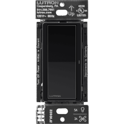 (Caseta Wireless) Interruptor Inteligente On/Off, requiere cable neutro. 5A /120V | DVRF5NSBL