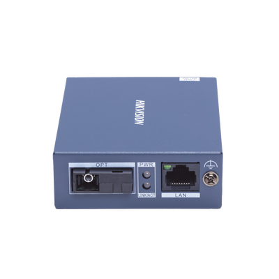 Convertidor de medios UTP/FIBRA ÓPTICA (RX) / 1000 Mbps / Monomodo / Hasta 3 KM / CONECTOR SC | DS-3D501R-3