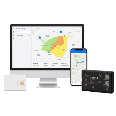 KIT DE Rastreador GPS Vehicular 4G LTE Cat 1/Precisión GNSS Mejorada/Anualidad de SIM600MB1Y/Anualidad de EPCOMGPSCODE | FTC927KIT