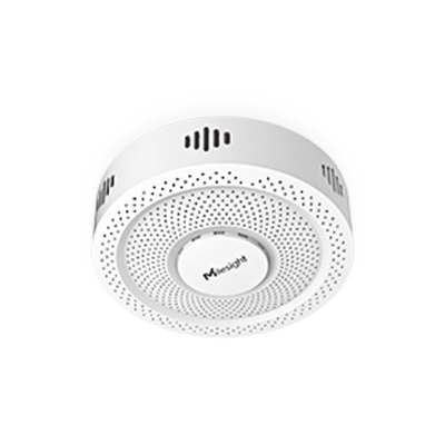 Detector de Vapeo y Humo GS601 LoRaWAN® / Sensores Múltiples (Vape, Humo, TVOC, PM1.0/2.5/10, Temperatura, Humedad) / Alarma LED y Buzzer 70dB / NFC para Configuración / IP30 / Compatible con Plataforma Milesight | GS-601-915M