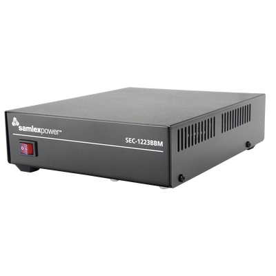 Fuente de poder 13.8V, 19A, conmutada con circuito cargador de baterías. | SEC-1223BBM